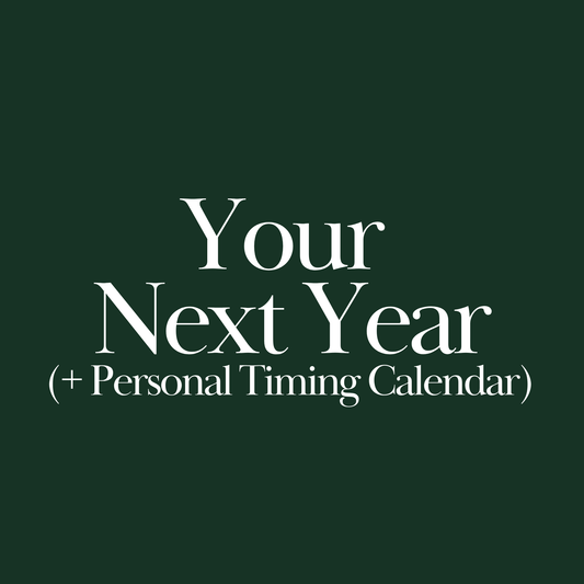 Your Next Year + Personal Timing Calendar + 2 Questions